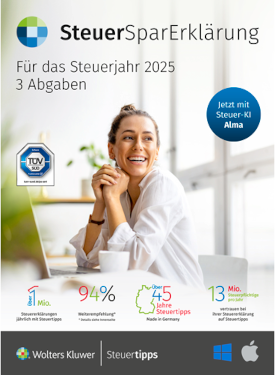 Abbildung der Lohnsteuersoftware 2025